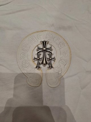 T-shirt Chrome Hearts bianca