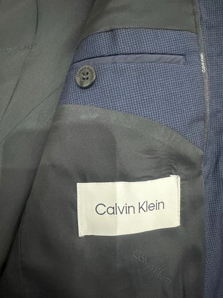 Traje Calvin Klein Azul Talla 44