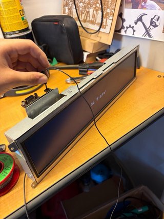 Monitor LCD Banner VGA DIY