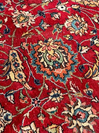 Tappeto persiano annodato a mano tabriz 335x245