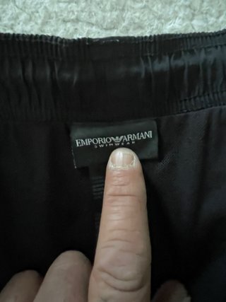 Bañador Emporio Armani Negro