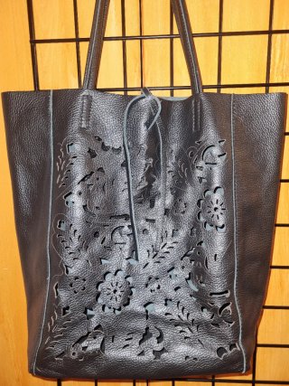 Bolso negro piel