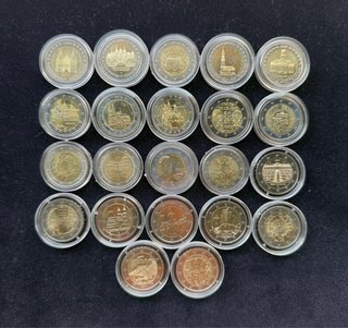 Alemania 22 Monedas 2€ Conmemorativas UNC