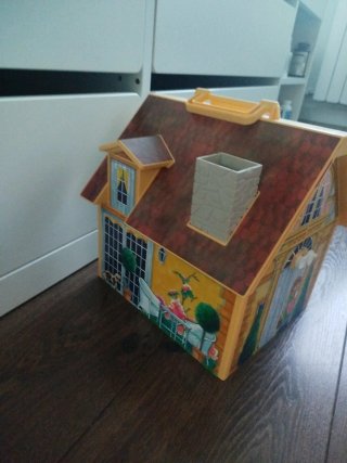 Casa Playmobil con decoración