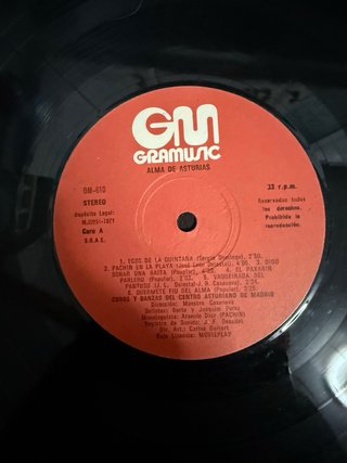 Vinilo Alma de Asturias - Gramusic