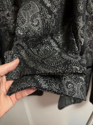 Traje Zara Negro/Plateado bodas o eventos