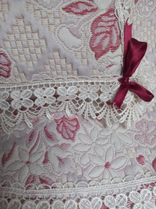Set Colcha y Cojín Jacquard Shabby Chic