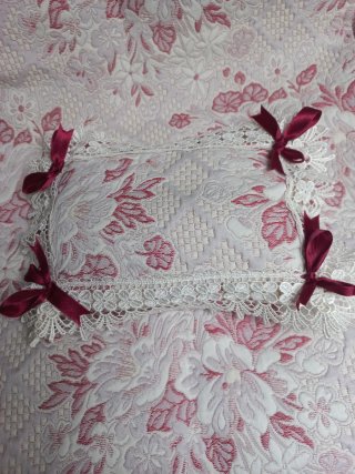 Set Colcha y Cojín Jacquard Shabby Chic