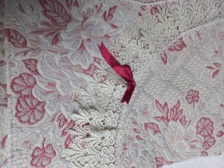 Set Colcha y Cojín Jacquard Shabby Chic