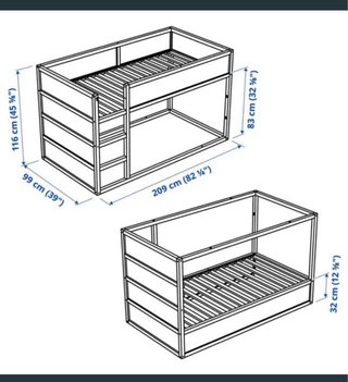 Cama infantil reversible IKEA