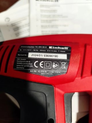 Grapadora - Clavadora Eléctrica Einhell TC-EN 20 E