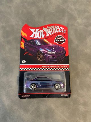 Hot Wheels Nissan Skyline GT-R (R34) Red Line Club de segunda mano