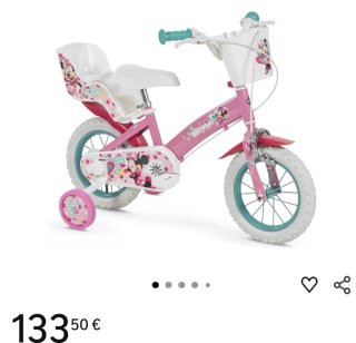 Bicicleta infantil Minnie poco uso