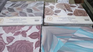 Completo letto matrimoniale microfibra