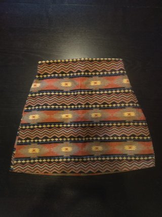 Falda mini étnica