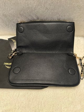 Pochette Zadig & Voltaire Pelle Nera Oro