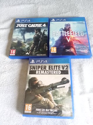 Pack 3 Juegos PS4:  Leer descripción