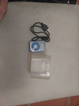 Reproductor MP3 Plata y Azul