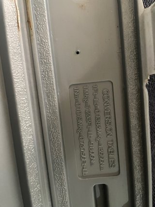 Llave dinamométrica con maletín