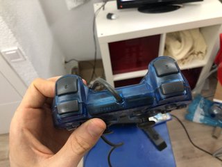 Mando PS2 DualShock 2 Azul Transparente SCPH-1200