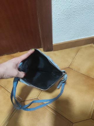 Bolsa vaquera desgastada