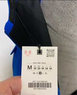 Vestito blazer blu Zara