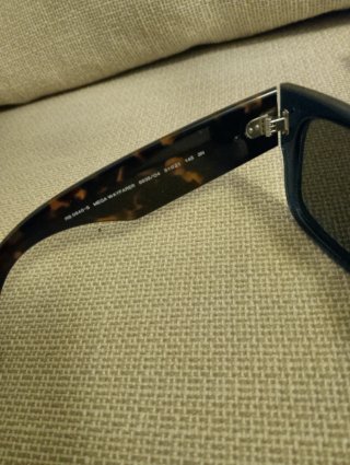 Gafas de sol Ray-Ban mega Wayfarer negras y azules