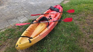 Kayak Doble Autovaciable +1 Niño Rotomod