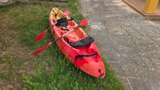 Kayak Doble Autovaciable +1 Niño Rotomod