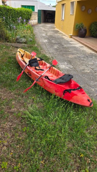 Kayak Doble Autovaciable +1 Niño Rotomod