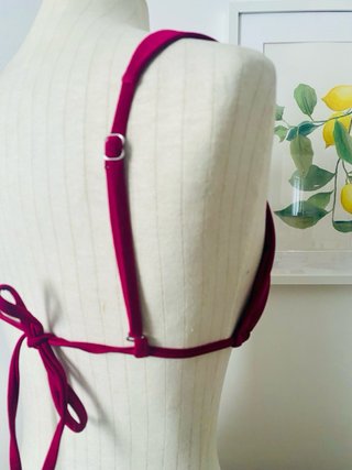 Costume bikini color bordo ( rosso ciliegia)