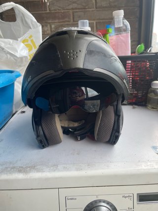 Casco de moto modular Givi negro