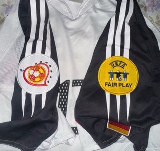 Camiseta Alemania Ballack 13 Adidas 2004 Original