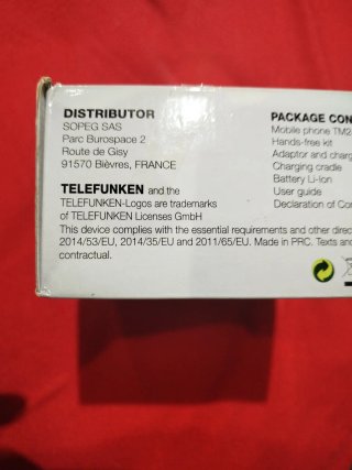 Telefono mobile Telefunken TM 240 Cosi - Per anziani