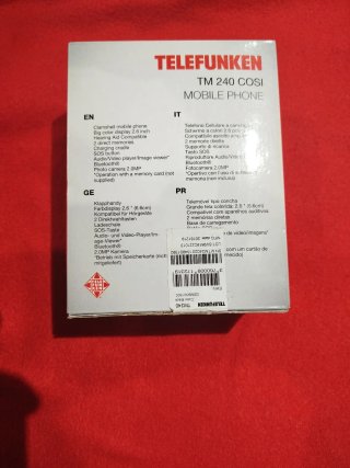 Telefono mobile Telefunken TM 240 Cosi - Per anziani