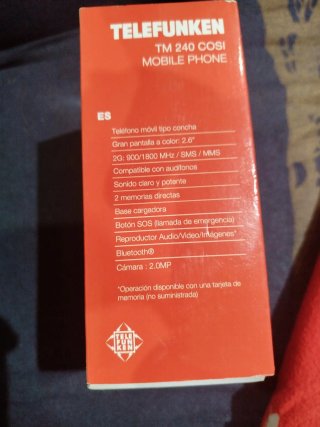 Telefono mobile Telefunken TM 240 Cosi - Per anziani