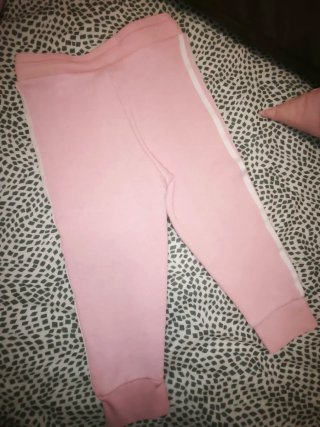 Conjunto Adidas 3 piezas niña rosa