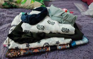 5 Pañuelos diferentes y Dos diademas