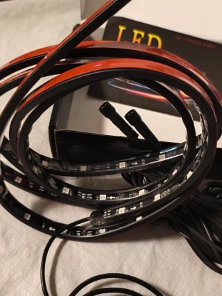Luces LED Tuning Bajo Coche con mando