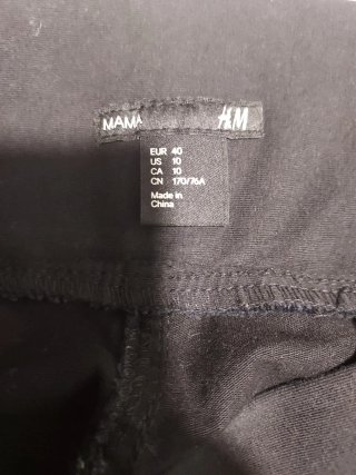 Pantalón premamá negro