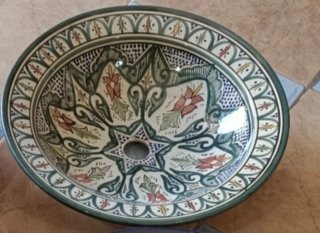 Lavabi artigianale in ceramica 35cm