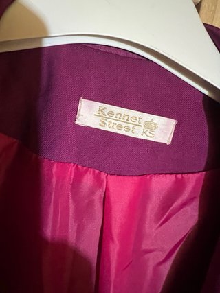 Blazer fucsia con forro rosa