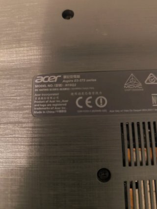 Portátil Acer Aspire E5-575 Negro