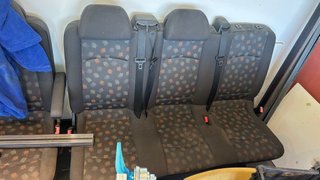 Asiento triple Mercedes Vito