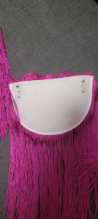 Hombreras Vestido Gitana Flores buganbilla