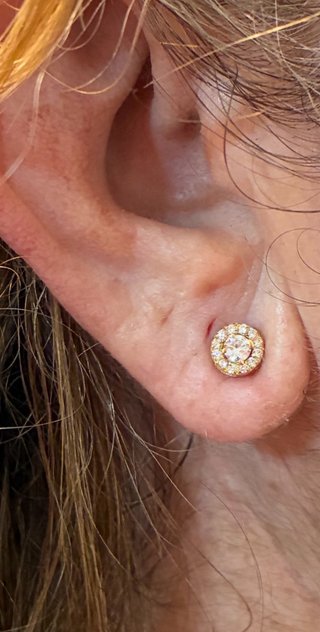 Pendientes Oro 18k Diamantes VS-1