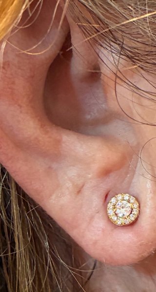 Pendientes Oro 18k Diamantes VS-1
