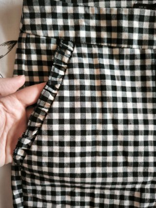 Pantalón cuadros Zara algodón