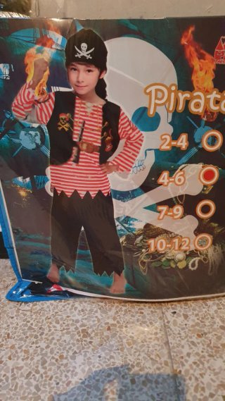 Disfraz Pirata Niño Tallas 2-12