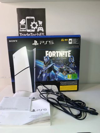 PS5 Slim Digital con Mando DualSense y Caja